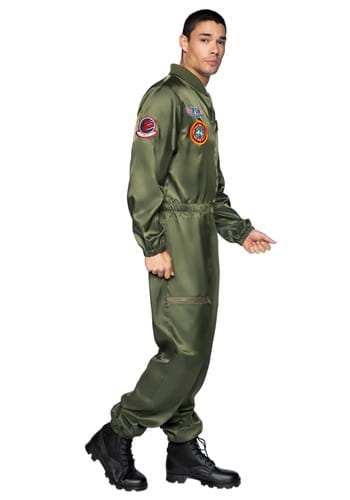 Amazon.com: Party City Top Gun: Maverick Flight Costume for Women, Halloween,  Olive Green, Plus Size (18-20), Catsuit with Zipper : Toys & Games