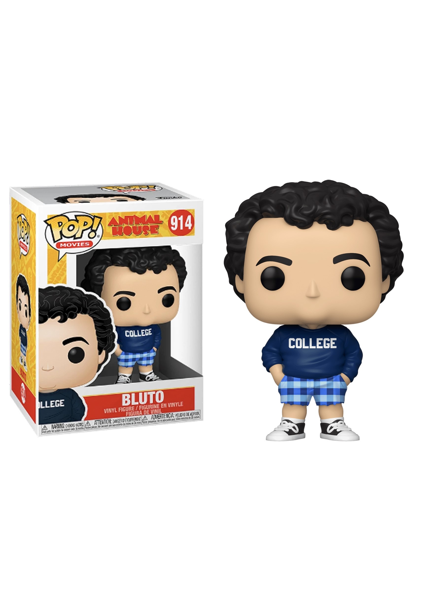 POP Movies: Animal House- Bluto in College Sweater Vinyl Figure