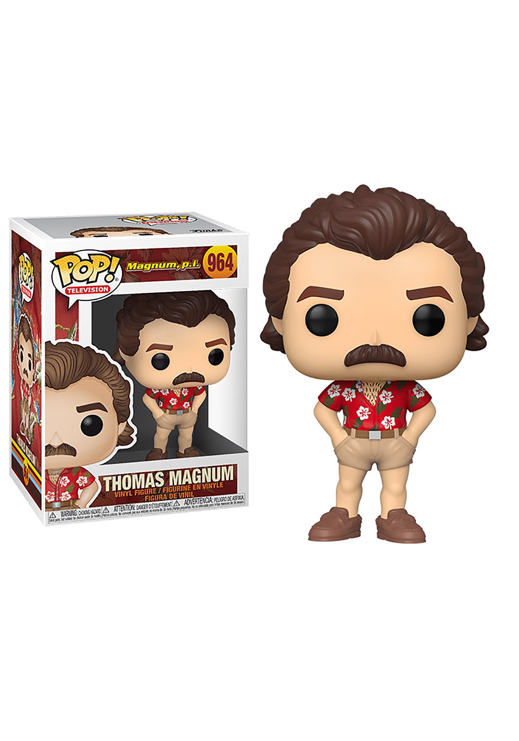 POP Television: Magnum P.I.- Thomas Magnum Vinyl Figure