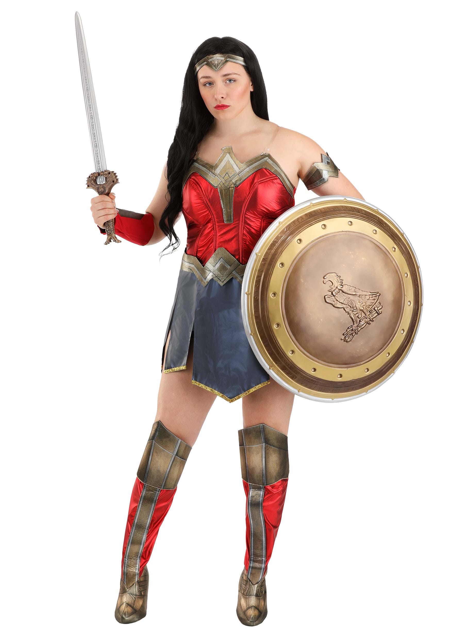 Women's Wonder Woman Deluxe Fancy Dress Costume