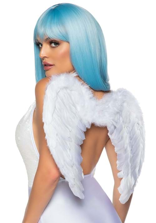 Marabou Trimmed Feather Angel Wings Back