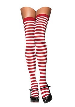 Womens Candy Cane Stockings