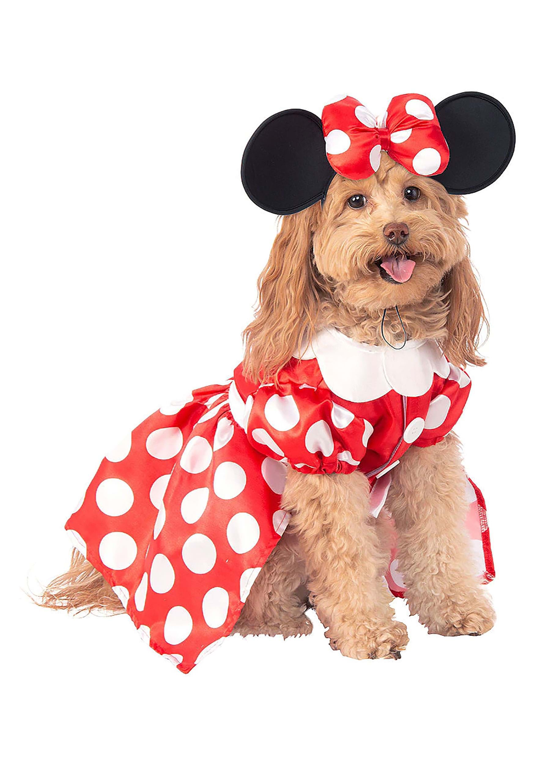 Disney Minnie Mouse Fancy Dress Costume For Dogs