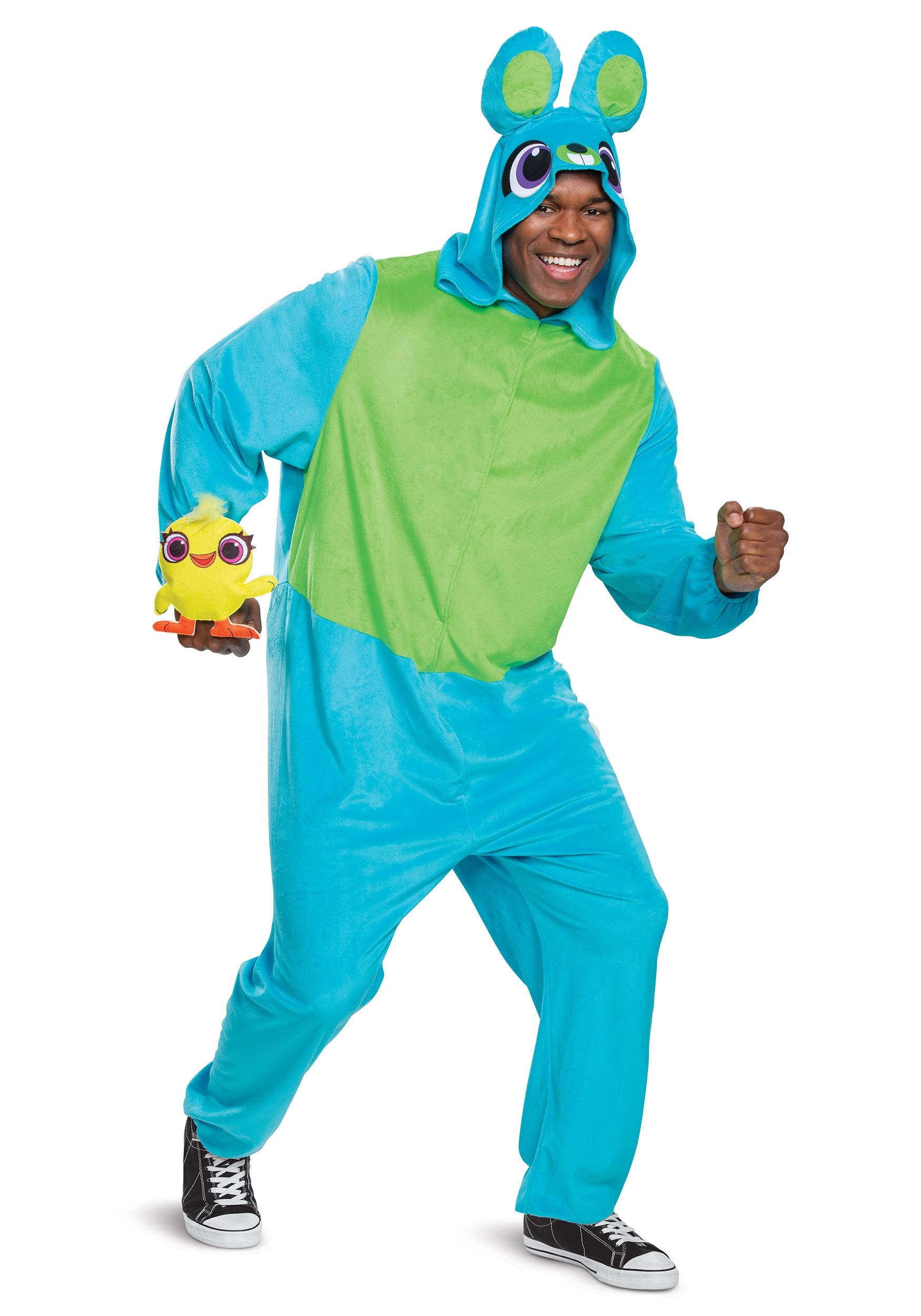 Toy Story Bunny Jumpsuit Fancy Dress Costume for Adults