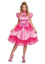 Womens Super Mario Deluxe Princess Peach Costume