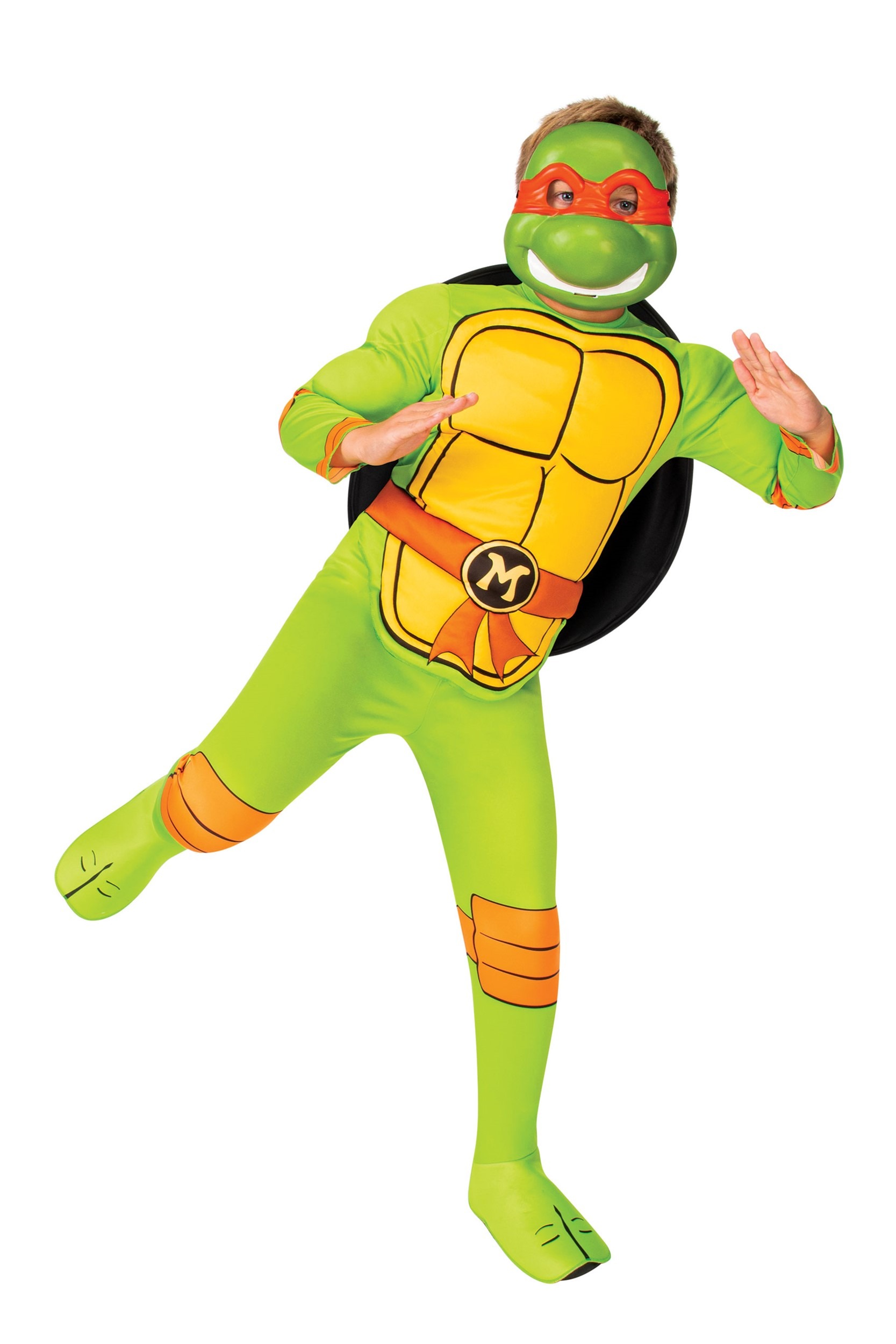 TMNT Classic Michaelangelo Fancy Dress Costume for Kids