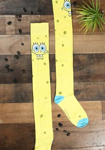 Spongebob Squarepants Over The Knee Sock-1