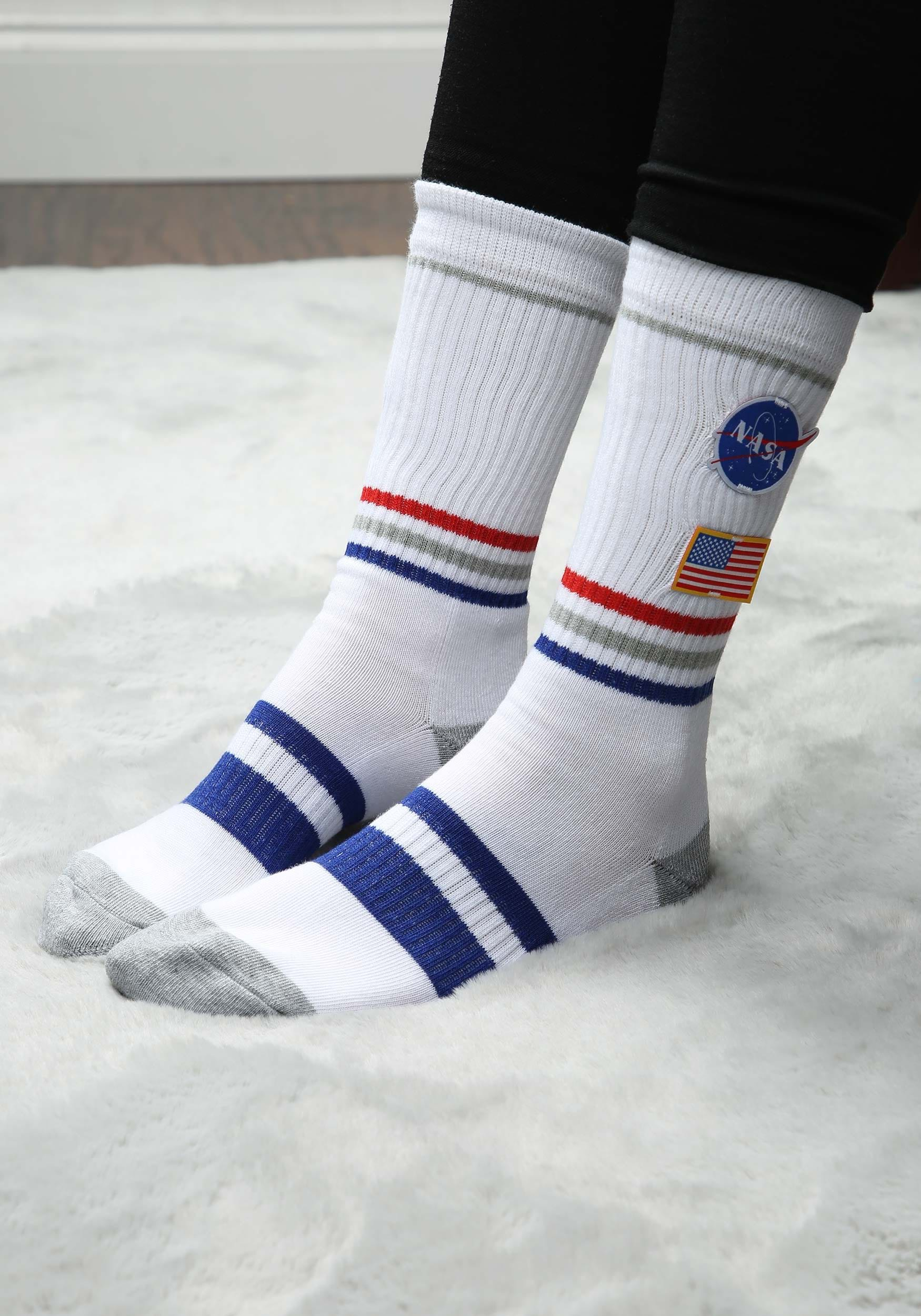 NASA Patch Crew Socks