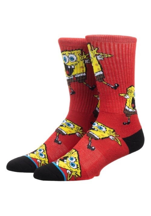 Spongebob All Over Print Athletic Crew Sock