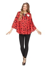 Womens Ladybug Rain Poncho