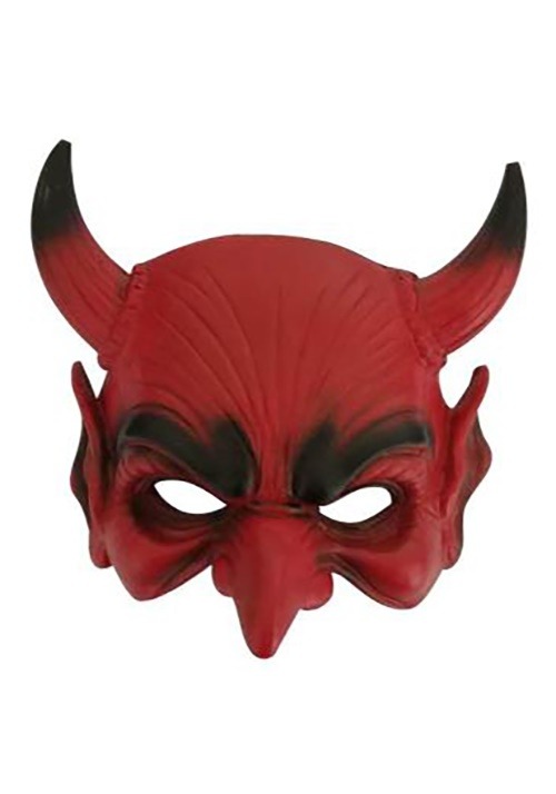 Red Devil Half Mask