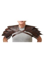 Faux Leather Shoulder Armor