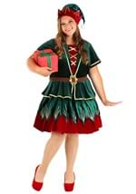 Plus Deluxe Holiday Elf Costume for Women