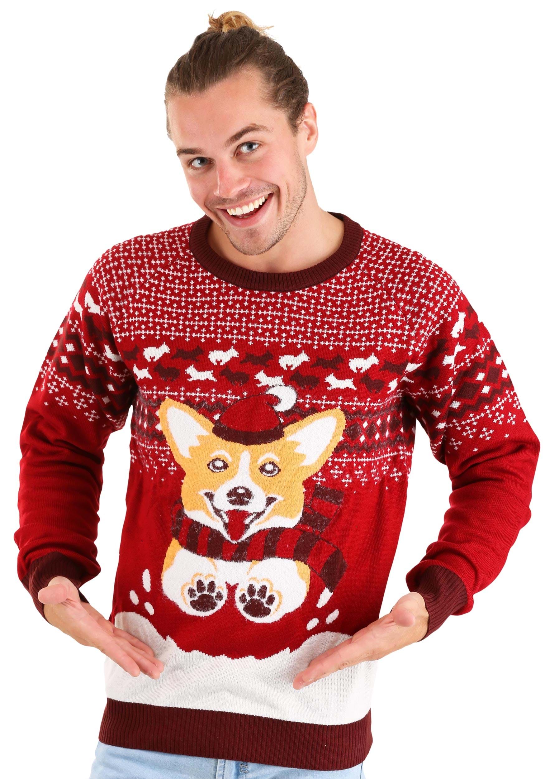Ugly Christmas Sweater A Very Corgi Christmas
