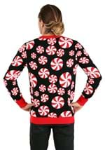 Adult Santa Candy Cane Ugly Christmas Sweater Alt 2