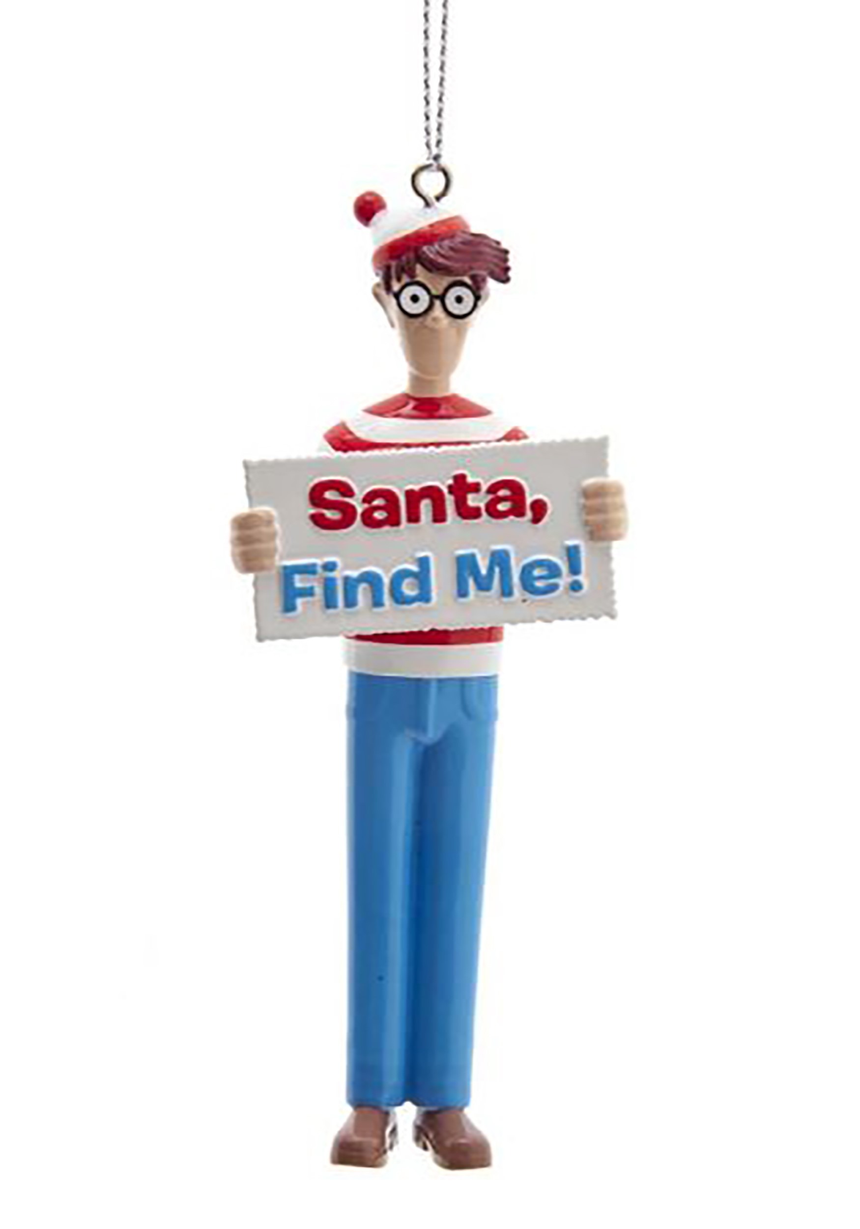 Blow Molded Where's Waldo Ornament