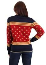 Adult Wonder Woman Dark Blue Ugly Christmas Sweater Alt 2 UP