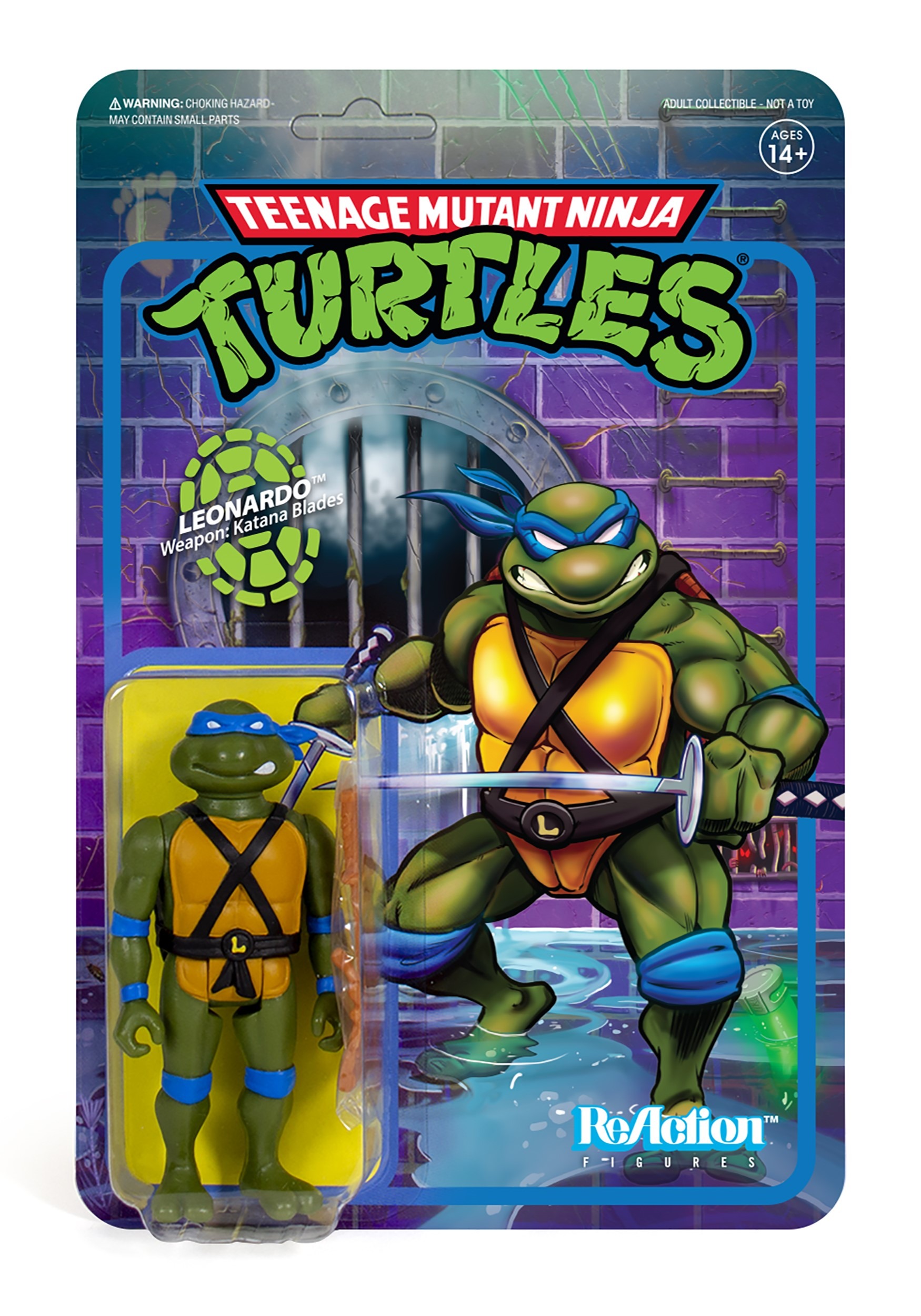 Reaction Leonardo TMNT Action Figure