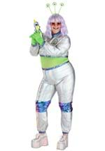 Plus Size Cosmonaut Alien Costume Alt 8