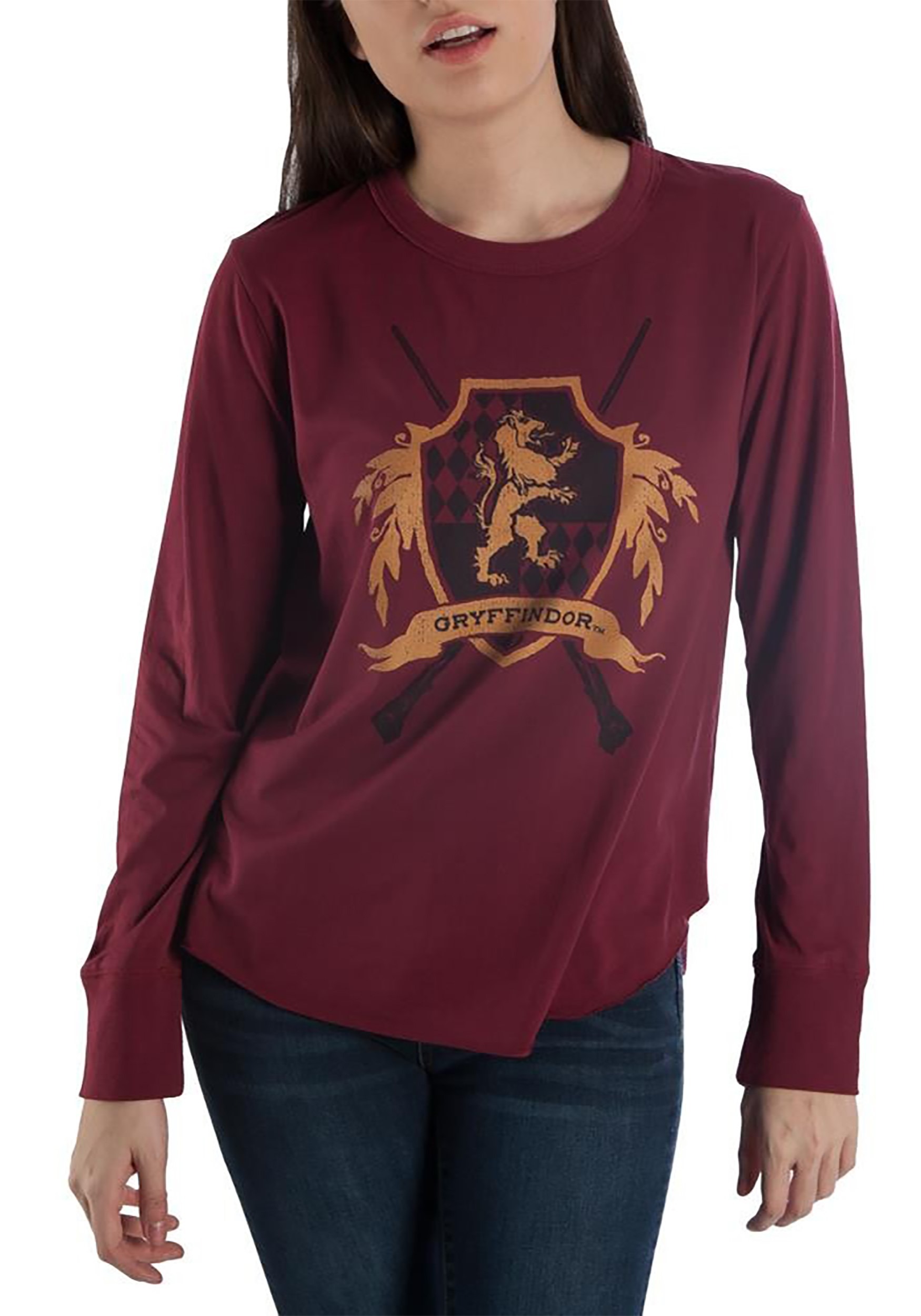 Harry Potter Gryffindor Womens Long Sleeve Tee