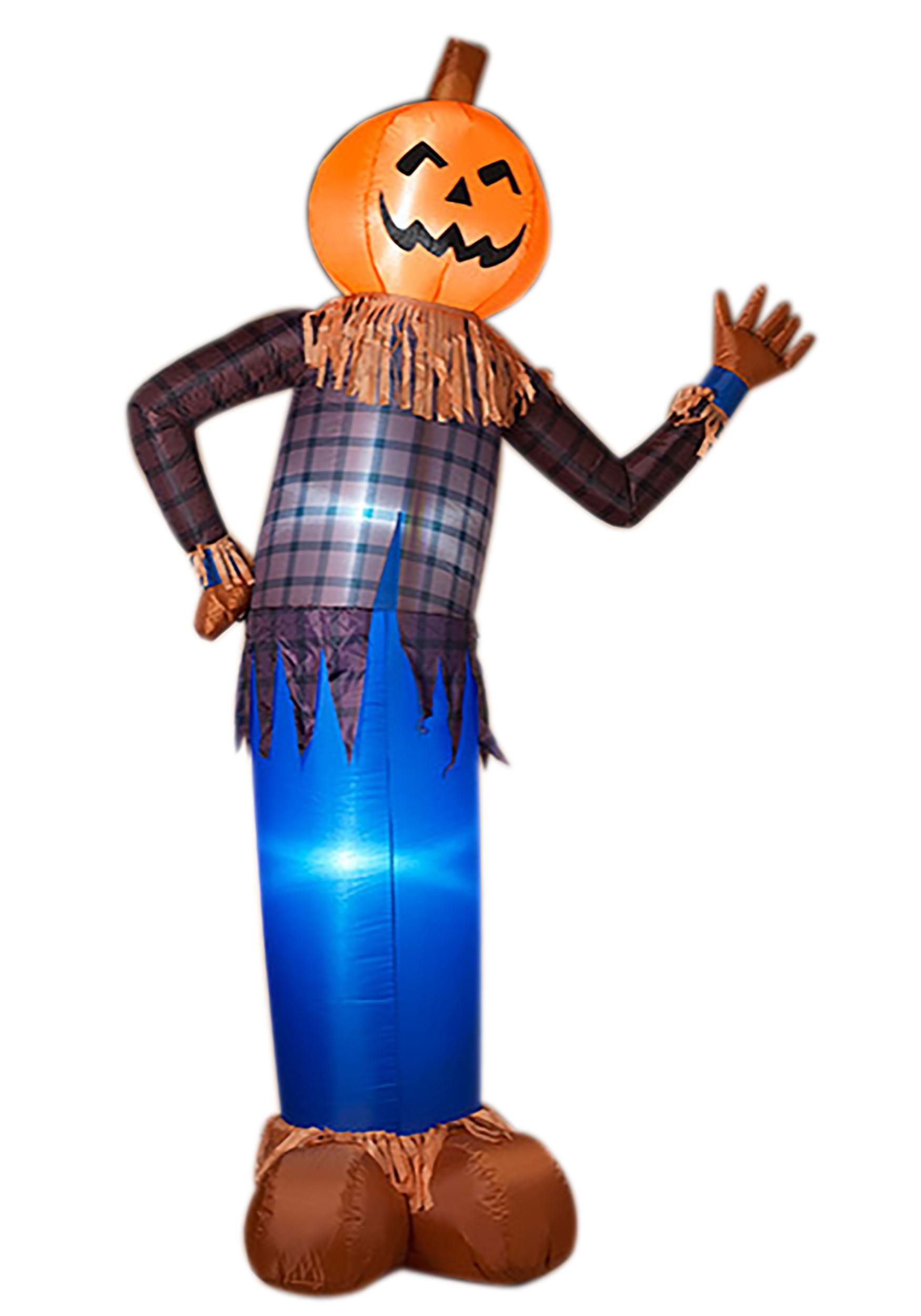 8FT Jolly Pumpkin Scarecrow Inflatable Prop Decoration , Outdoor Decorations