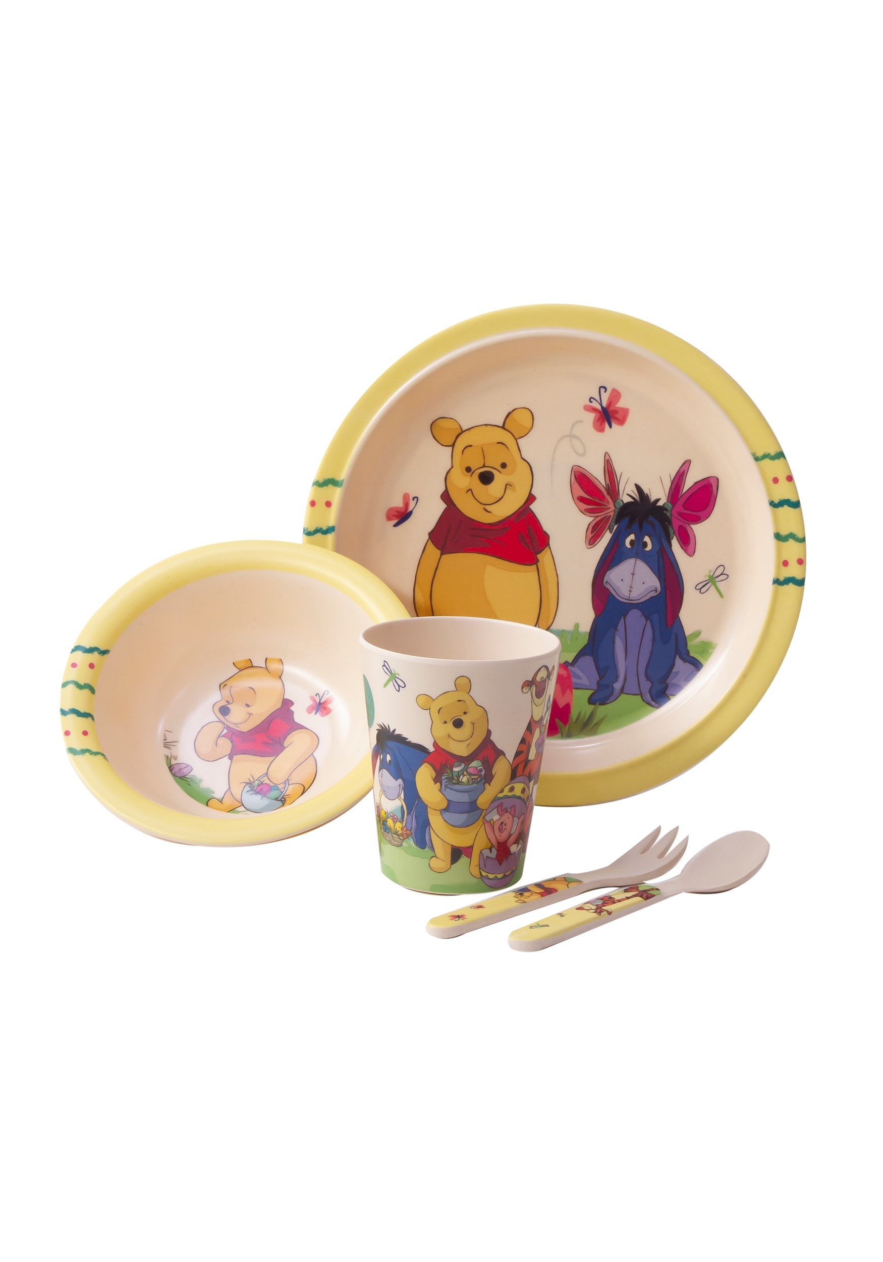 Springtime Fun 5pc Dinnerware Set Winnie the Pooh