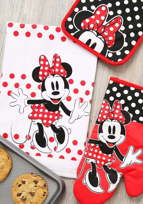 Minnie Surprise 3pc Kitchen Textile Set Upd