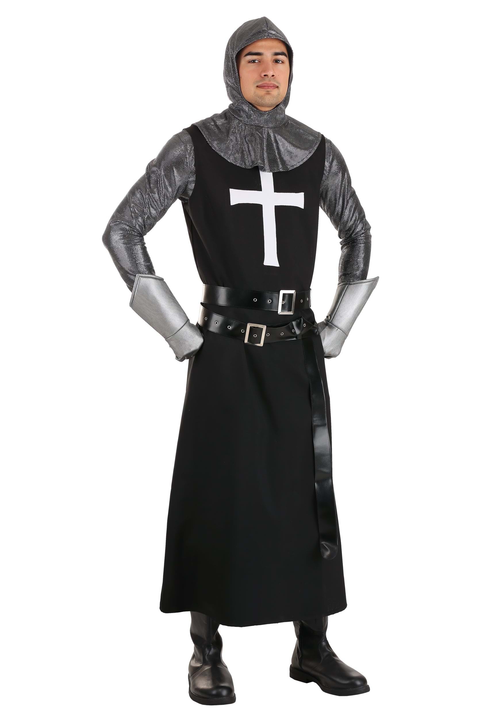 Photos - Fancy Dress Crusader FUN Costumes Exclusive Men's Dark   Costume Black/G 