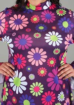 Women's Plus Size Groovy Flower Power Costume Alt 1