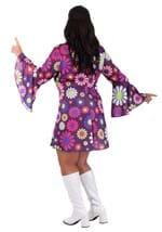 Womens Plus Size Groovy Flower Power Costume Alt 1