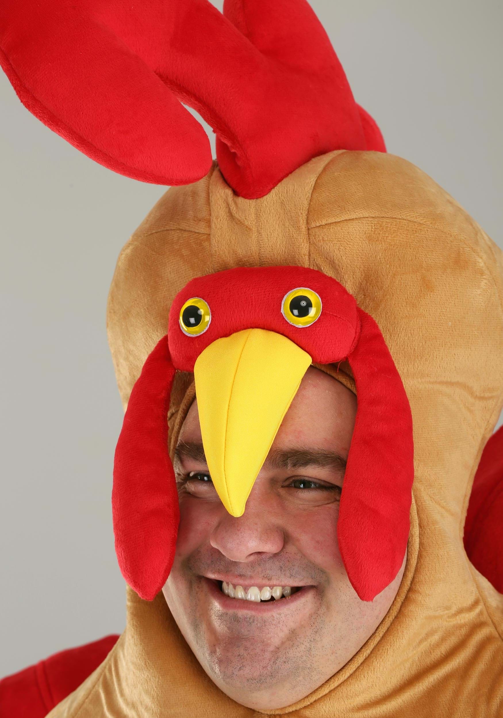 Plus Size Rooster Adult Fancy Dress Costume