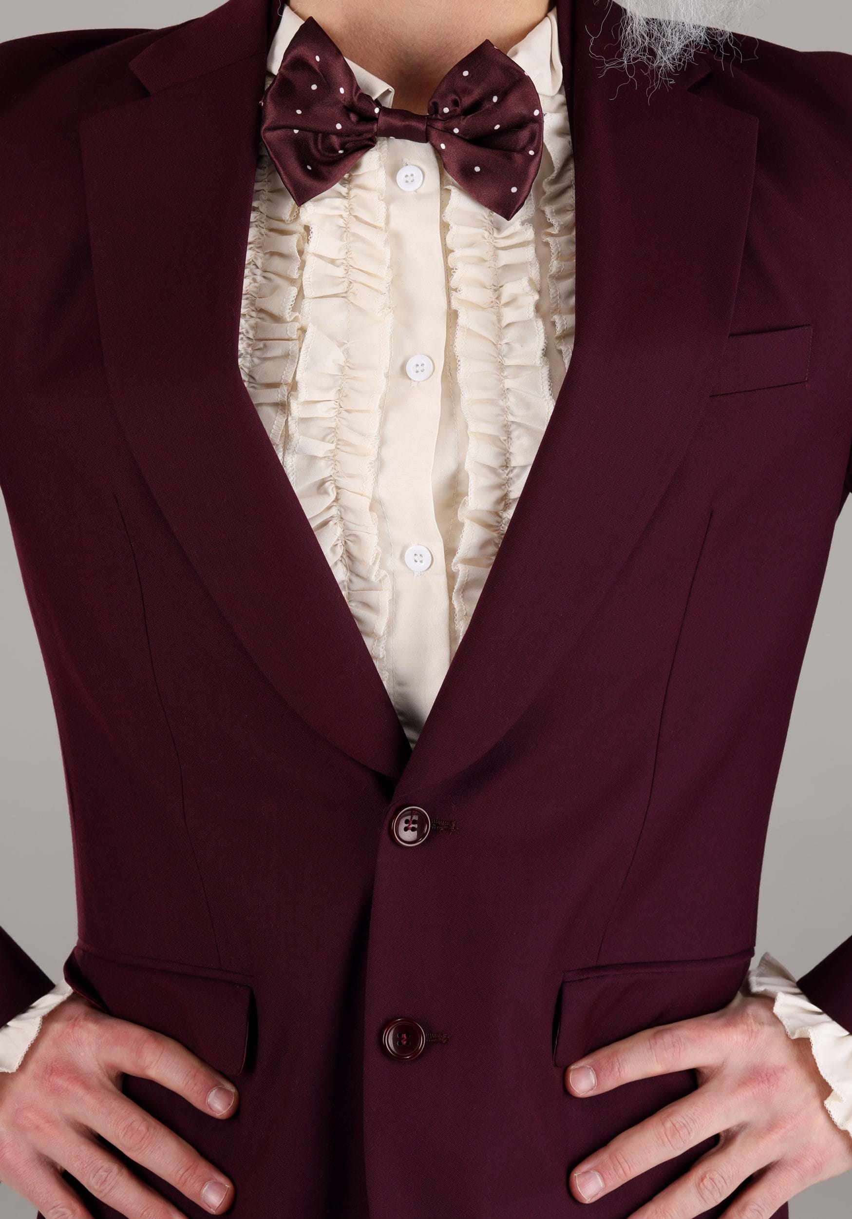 Beetlejuice Wedding Suit Shirt And Bow Tie For Men
