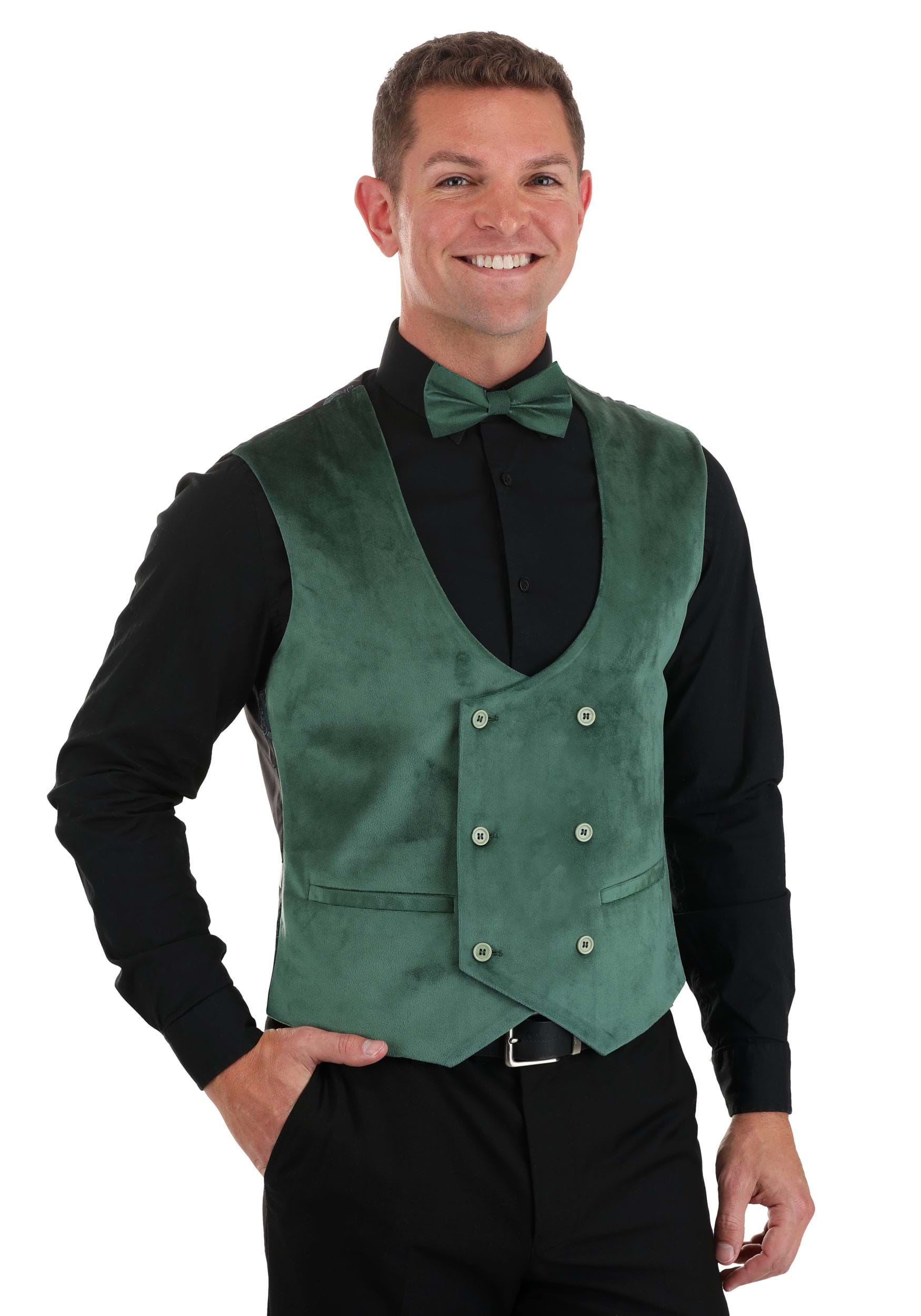 Harry Potter Men's Slytherin Deluxe Vest