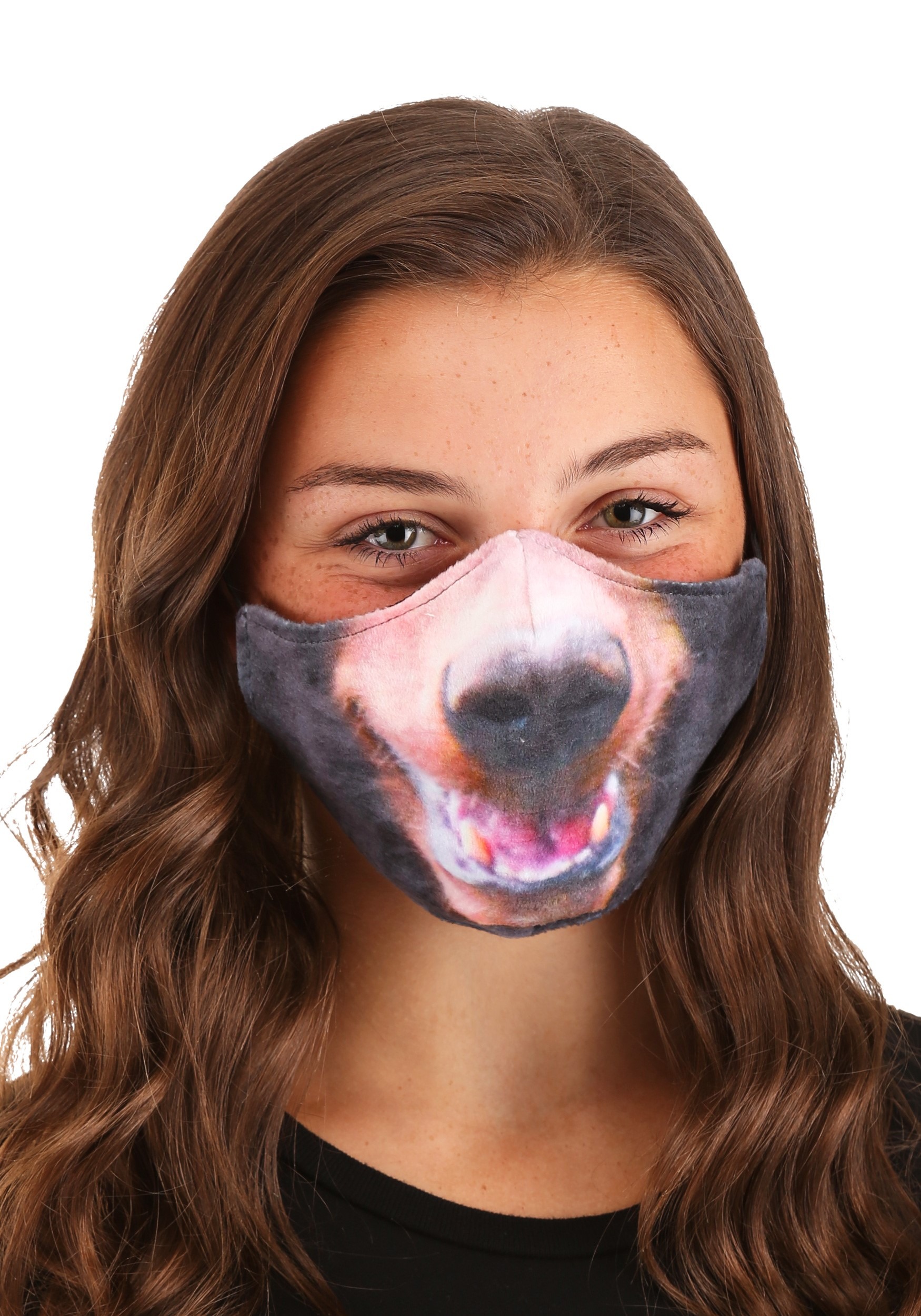 Bear Sublimated Face Mask For Adults , Adult Face Masks