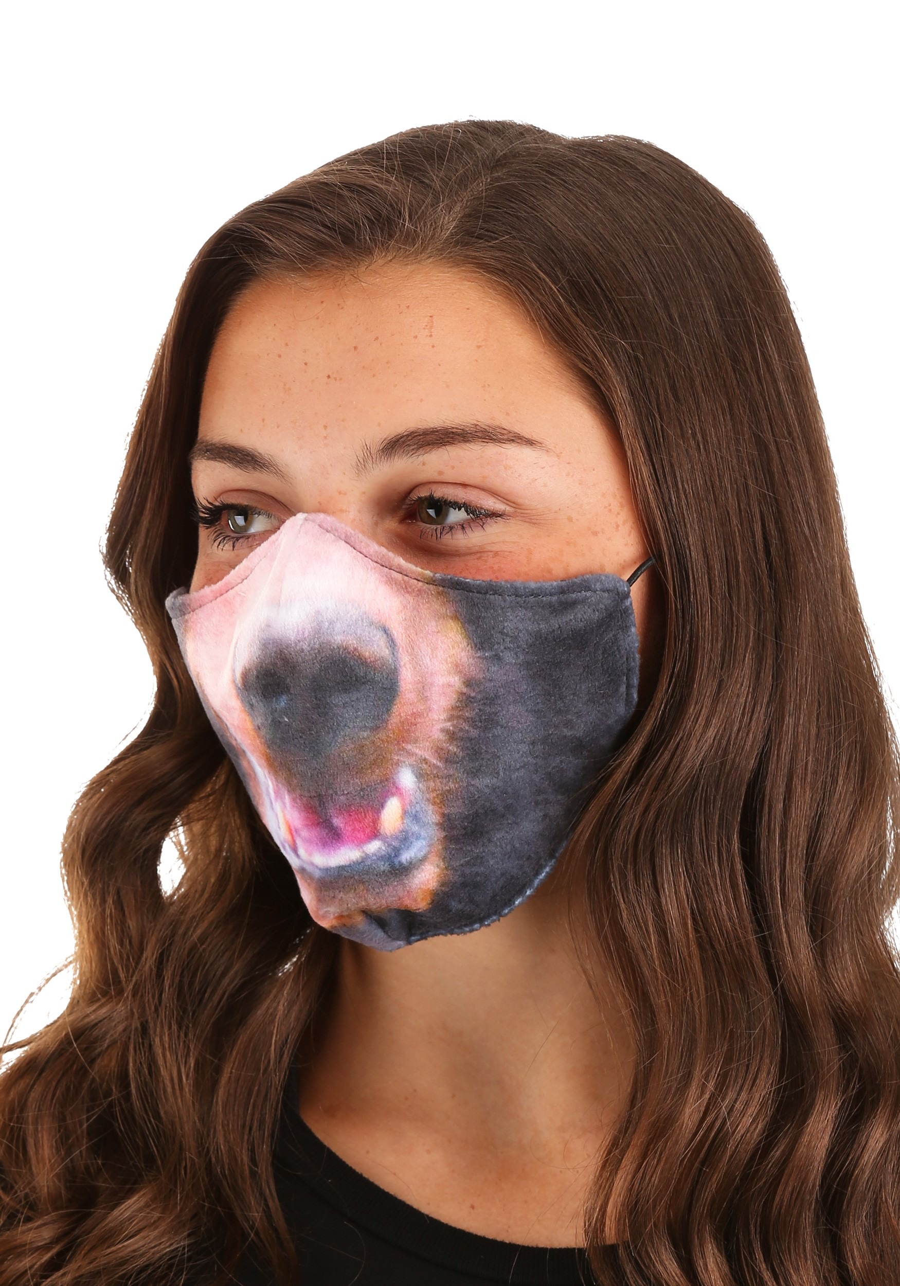 Bear Sublimated Face Mask For Adults , Adult Face Masks