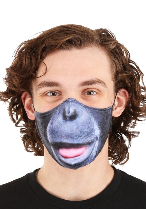 Adult Bear Sublimated Face Mask