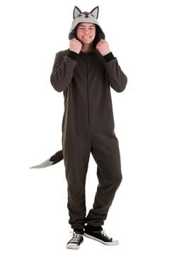 Adult Wolf Jumpsuit Costume