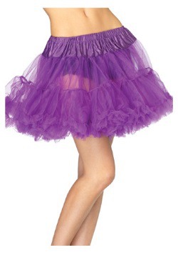 Purple Tulle Petticoat for Women