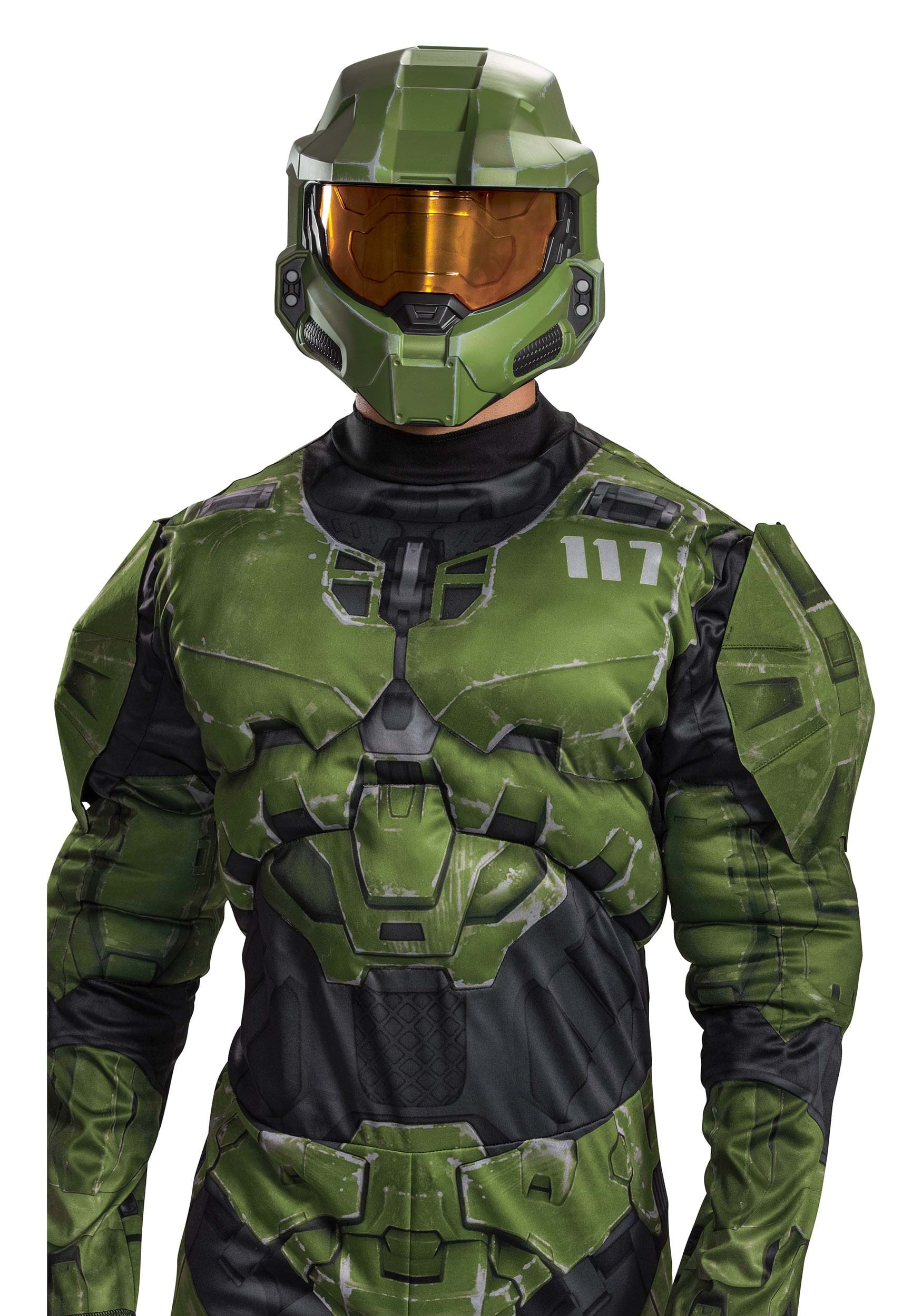 Adult Halo Infinite Master Chief Full Helmet , Halo Accessories