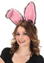 Gray Bendy Bunny Ears Headband