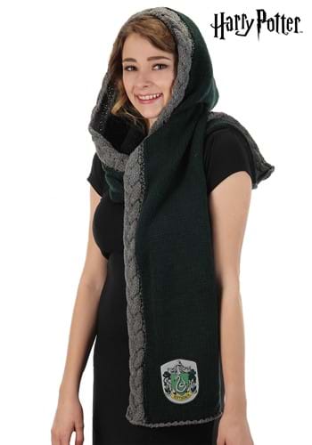 Knit Slytherin Warm Hood
