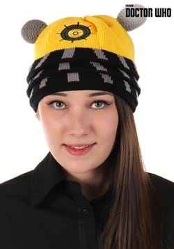 Dalek Yellow Knitted Winter Hat