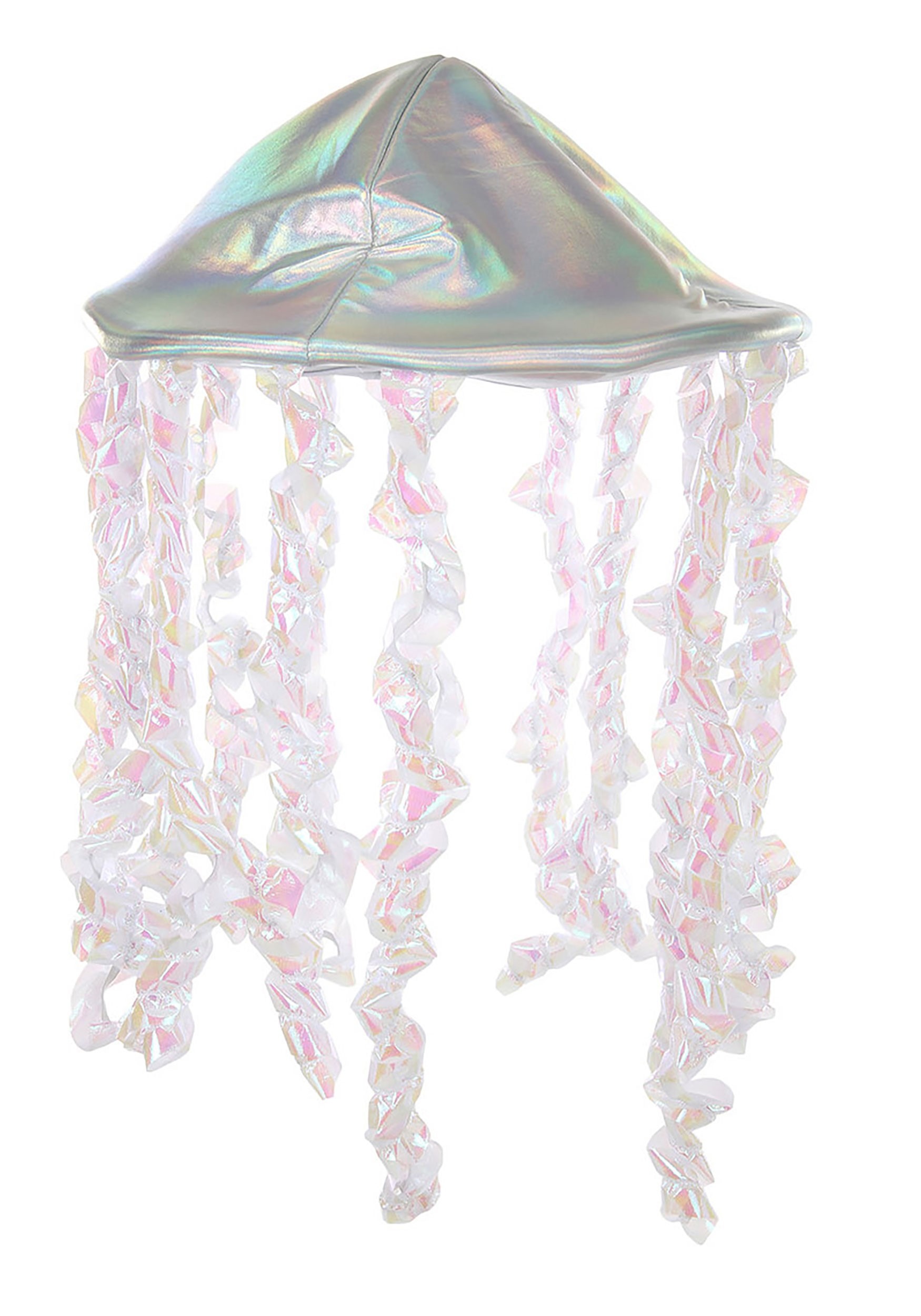 Holographic Jellyfish Plush Hat