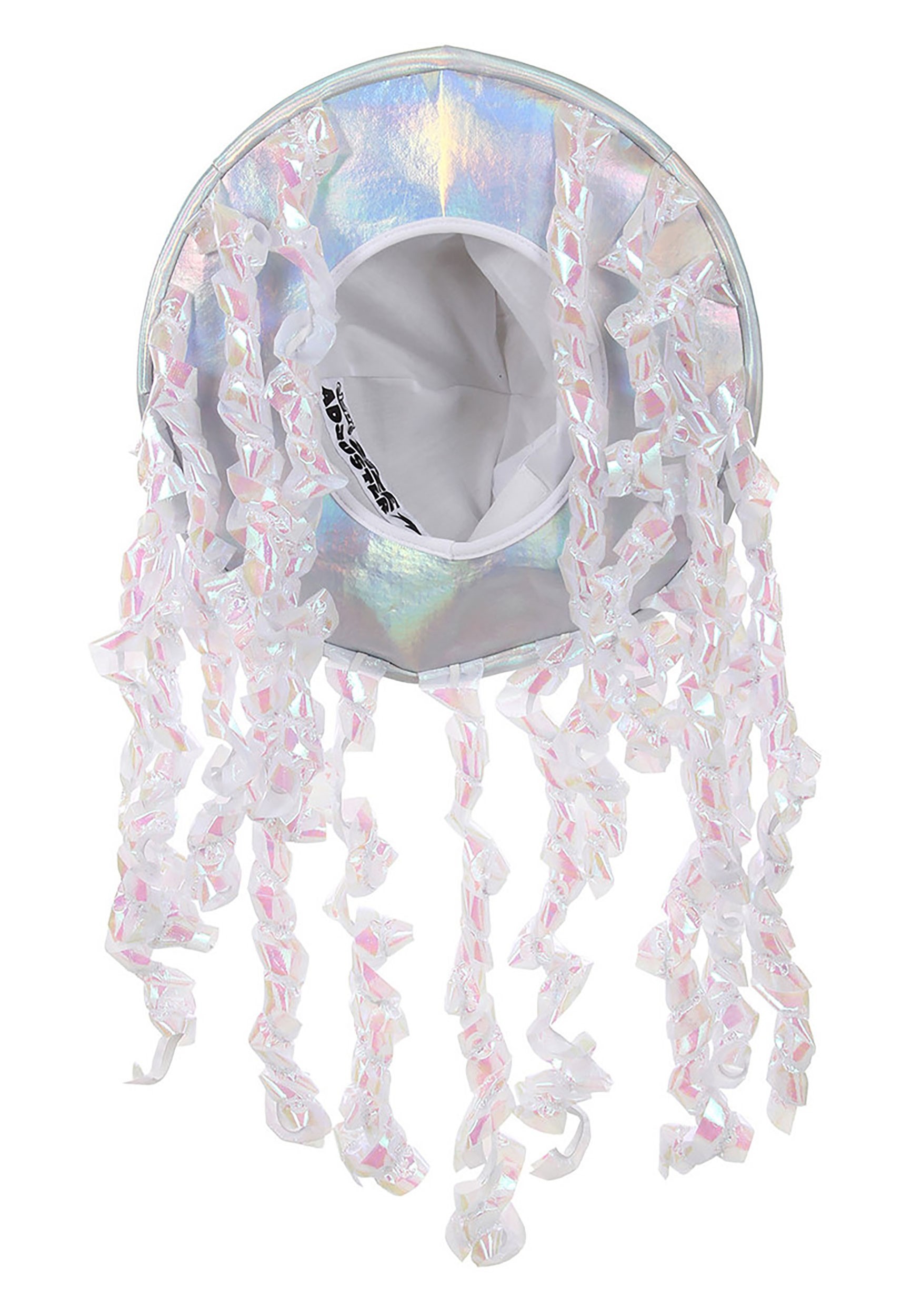 Holographic Plush Jellyfish Hat