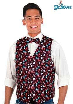 The Cat in the Hat Pattern Vest & Bow Tie Kit