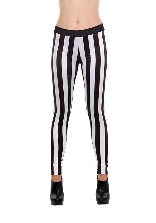 One Size Striped Leggings