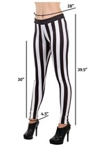 One Size Striped Leggings Alt 4