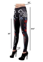 Sugar Skull Leggings One Size Alt 4