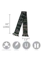 Slytherin Reversible Knit Scarf Alt 4