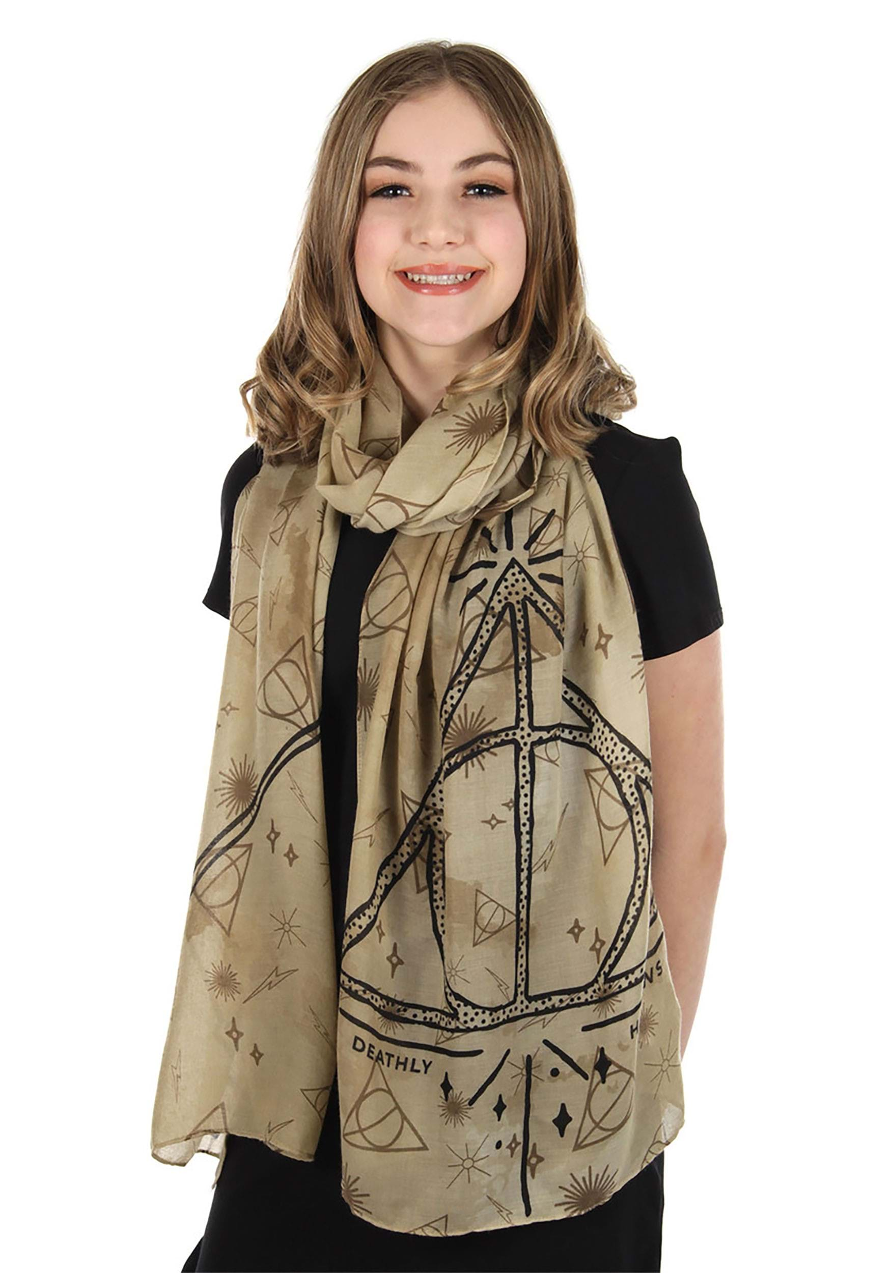 Photos - Fancy Dress Lightweight FUN Costumes Harry Potter Deathly Hallows  Scarf Brown EL440316 